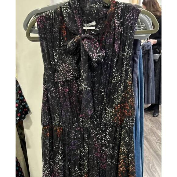 NEW CO women's sleeveless tie collar dress - Picture 2 of 2